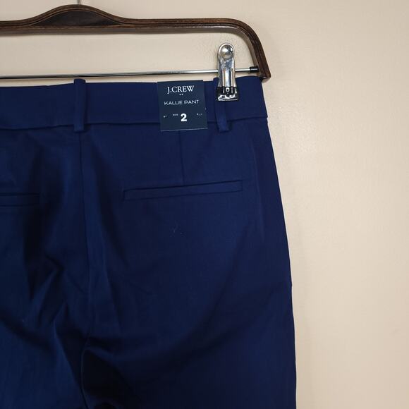 J. Crew Kallie straight-leg pant in navy Size 2 - Picture 7 of 11
